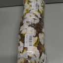 Fake Mums Artificial Fall Flowers Fake Plants for Outdoors Autumn Decor, 12 Bundles White Silk Morning Glory with Eucalyptus Look Real UV Resistant Faux Flowers for Outside Planters Front Door Yard