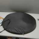 Wakeman Pop Up Changing Tent, 3.3 x 3.3 x 6.2ft, Camping Shower Tent for Portable Toilet Stall or Dressing Room with Carry Bag for Camping, Beach, or Tailgate, Polyester (Black)