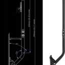 Adjustable Outdoor Antenna Mounting Pole - Universal J Pipe Mount for Antenna & Weather Station - Easy Installation, Solid Structure, Weather Proof (Diameter 1 1/4", Length 33 1/4")