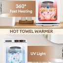 5L Hot Towel Warmer Esthetician: Hand Face Towel Warmer Heating Machine - Towel Steamer for Facial Spa Hair Beauty Salon Home