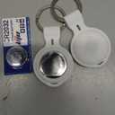 2 Pack Tracker Tags [Apple MFi Certified] Pair with Apple Find My (iOS Only) Bluetooth Air Smart Tags Key Finder Item Locator Waterproof Finder Worldwide Tracking for Pets Wallet Backpack Dogs Luggage (white)