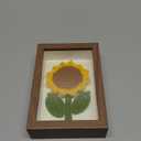 Marvogo Crochet Bouquets Photo frame, crochet sunflower, Hand-Knitted Yarns to Make Sunflower Photo frame,Home & Office for Wall Wall Decor,Desktop decoration