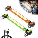 2-Pack 3000LM Rechargeable Magnetic Mechanic Work Lights, 2 Green Lights