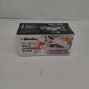 Mueller Pro-Series All-in-One, 12 Blade Mandoline Slicer for Kitchen, Food Chopper, Vegetable Slicer and Spiralizer, Cutter, Dicer, Grater, Kitchen Gadgets Sets with Container, White Sand/Gray (12 Blade, White Sand/Gray)