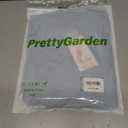 PRETTYGARDEN Women's Lace Long Sleeve Button Down Blouse, Size S