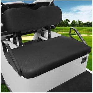MOSNAI Universal Golf Cart Seat Covers Set for EZGO TXT/RXV, Club Car DS/Precedent, Yamaha G29/ Drive 2 Front Seats, Durable Breathable Bench Seat Covers Washable Polyester Mesh Cloth Without Logo