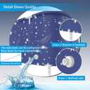 Portable Bathtub For Shower Stall, Large 47 inch Foldable Soaking Bathing Tub for Adults, Separate Family Bathroom Japanese SPA Collapsible Tub, Ideal for Hot Bath Ice Bath