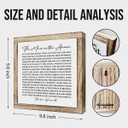 Christian Wood Decor, Motivational Wood Signs for Home Office Decor, Male Office Decoration, Adult Man Room Decoration, Wooden Plaques Box Signs 9.8* 9.8, Christian Gift for Him, The Man in the Arena Sign