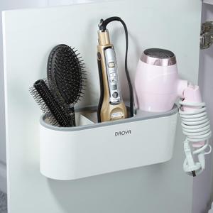 Hair Dryer holder - 3 in 1 Hair Tool Organizer Bathroom, Blow Dryer Holder inside Cabinet Door, Hot Hair Tool Holder for Curling Iron Hair, Straightener Hair, Styling Tools Storage