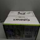 Cuisinart Petite Gourmet Portable Gas Grill, Compact Portable Grill Propane, 150 Sq. In. Cooking Surface, 5,500 BTU Burner Small Gas Grills for Camping, BBQ, Folding Legs and Carry Handles, Stainless