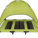 Midlee Green Dog Cot with Canopy (24" x 30")