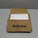 BoShahai 10 PCS Gift Boxes with Lids, 10.6x7.8x3.1 Inch Kraft Paper Gift Box, White with Ribbon, Bridesmaid Proposal Box for Wedding, Packaging, Present, Birthday, Cupcake