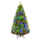 Goplus 5FT Pre-Lit Artificial Christmas Tree 11 Branches