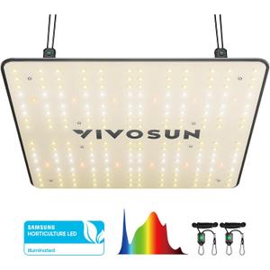VIVOSUN VS1000 LED Grow Light with Full Spectrum Diodes & Sosen Driver Dimmable Lights Sunlike for Indoor Plants Seedling Veg and Bloom Lamps for 2x2/3x3 Tent
