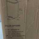 EKO Madison Matte Black Stainless Steel 13.2 Gal/50L Kitchen Step Trash Can or Recycling Bin, Removable Inner Liner, Soft Close Lid, Fingerprint Resistant Finish