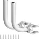 2 Pack Adjustable Universal Wireless Bridge Bracket Mount, Pole and Wall-Mounted Mount for Outdoor Antenna Point to Point AP Access Point Client Bridge CPE