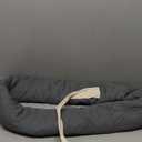 Huzi Infinity Pillow - Home Travel Soft Neck Scarf Support Sleep (Grey)