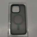 TORRAS Magnetic Shockproof for iPhone 15 Pro Case, [Military-Grade Drop Tested][Compatible with MagSafe] Translucent Hard PC Back with Silicone Slim Protective Cover Anti-Fingerprint, Green