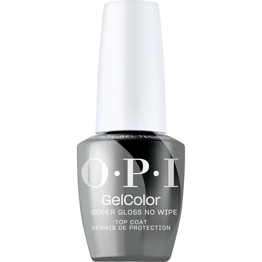OPI GelColor Base & Top Coats | Strong Adhesion, High Shine & Matte Finish for LED Cure Gel Nail Polish | Protects Color & Nail Art | Prevents Discoloration or Chipping | Vegan & HEMA Free | 0.5 Fl Oz