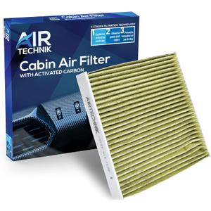 AirTechnik CF10134 PM2.5 Cabin Air Filter w/Activated Carbon | Fits Acura MDX, RDX, RL, RLX, TL, TLX, TSX, ZDX, Honda Accord, Civic, CRV, Odyssey, Passport, Pilot, Ridgeline - 80292-SDC-A01