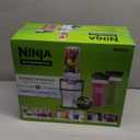 Ninja BN301 Nutri-Blender Plus Compact Personal Blender, 900-Peak-Watt Motor, Frozen Drinks, Smoothies, Sauces & More, (3) 20 oz. To-Go Cups, (2) Spout-Lids (1) Storage-Lid, Dishwasher Safe, Silver