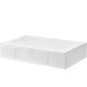 SKUBB Storage case, white, 90x53x19 cm