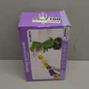 Moveable Dinosaur Shooting Toys for Kids 3-8 Years, Movable Shooting Target Toy with Air Pump Launcher, Interactive Competition Game Gift for Boys and Girls Ages 3 4 5 6 7 8 Years Old