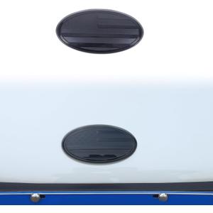 Car Front Rear Emblems Trim Cover Compatible with Subaru BRZ 2022-2025ABS Car Front Rear Logo Trim CoverFront Grille Rear Tailgate American Flag Decoration Emblems Accessories (Front)