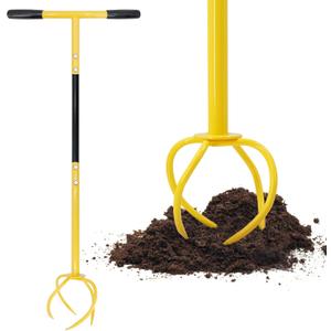 Manual Twist Tiller for Gardening, Garden Claw Hand Tiller with Ergomomic Handle, Steel Cultivator Tiller Lawn Aerator Soil Lossener for Gardening Bed and Plant Box