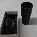 X Heated Coffee Mug 19 oz., 8 Hour Battery Life, Self-Heating, Adjustable Temp Controlled, LCD Screen, One Button Temperature Adjustment, Includes Cover with Magnetic Slider (Black) (Black)