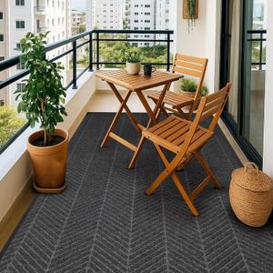 Front Door Mat Indoor Outdoor Entrance, 4' x 8' Heavy Duty Doormat for Entryway, Absorbent Low Profile Welcome Mats Non-Slip, Trap Dirt Durable Mats for Home, Patio, Garage