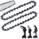 [2 Pieces] GTA 26 4 Inch Mini Chainsaw Chain for Stihl GTA 26 Replace Blade Pruner Mini Chainsaw Hand Held 4" Replacement Chains for Cordless Electric Portable Mini Chainsaw for Wood Branch Cutting