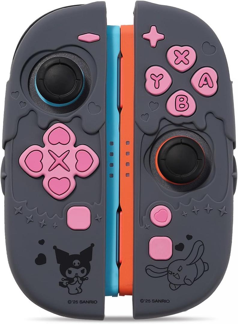 Kuitmor Silicone Protective Shell Compatible with Joy con of Switch 2, Soft Silicone Cover Case, Anti-Scratch Protective Case for Switch 2025 Controllers