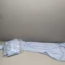 Spandex 6ft Waterproof Table Cover for Party,Wedding, Banquet, and Events(Blue Mist) (72"x30"(Rectangular))