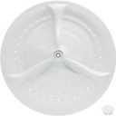 W10752283 Washplate With Center Cover Replacement for Whirlpool Washer Agitator Parts Replace WTW7000DW WTW5000DW1 WTW5000DW2 WTW8500DC WTW8500D WTW8500EC WTW6120HC W10834890 PS10064549 W10609476