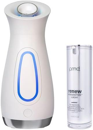 PMD SilkSteam Pro - Spa-Grade Facial Steamer with SilkSteam Technology - Rapid Start-Up - Adjustable, Directional Nozzle - Essential Oil Filters - Dewy, Hydrated Glow