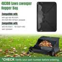 Upgraded 48388 Hopper Bag Assembly, Lawn Bag Fit for agri-Fab 42" Tow Lawn Sweeper Parts, Leaf Sweeper Bag Replacement for 45-0320 Lawn Sweeper