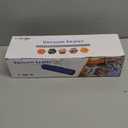 Food Vacuum Sealer Machine, 62KPA Strong Suction, Dry/Wet Modes, 10 Vacuum Seal Bags for Food, Digital Countdown Timer, Compact Lightweight, Vacuum Sealer for Food, Ideal for Home Kitchen Use