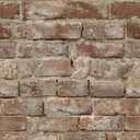 Aniboo Red Brick Wallpaper Peel and Stick Faux Brown Brick Contact Paper Self Adhesive Fireplace Wallpaper for Bedroom Kitchen Backsplash Waterproof Red Chimney Contact Paper for Walls 78.7inL 17.3inW