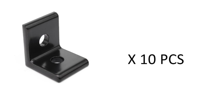 10Pcs Aluminum Extrusion 2020 Aluminum Profiles Corner Brackets