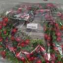 Valentines Day Wreath Decor,Valentine's Day Wreath for Front Door,Red Berry