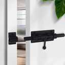 1 Pack 5 Inch Heavy Duty Barrel Lock Bolt Latch for Bathroom Stall & Bifold Doors Suitable for Bathroom compartments, Folding Doors, Garage Sheds, cabinets