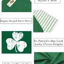 VISLILY Women's-Plus-Size-Tops V Neck Striped Raglan T Shirts Summer Short Sleeve Tee (Green, XL)