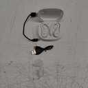 JVC Sport True Wireless Earbuds Headphones, Lightweight and Compact, Long Battery Life (up to 30 Hours), Sound with Neodymium Magnet Driver, Water Resistance (IPX5) - HAEC25TW (White) (Small, Whiite)