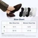 SIXDAYSOX No Show Socks Men 6/8 Pack Invisible Low Cut Non Slip Short Socks Size 5-11/10-13