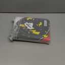 Trading Card Binder 4 Pocket,400 Pocket Card Collection Binder with 50 Removable Sleeves,PU Waterproof Top Card Book,3-Ring Zipper Collectible Trading Card Album for MTG/TCG/Card Holder Gift(Black) (Small)