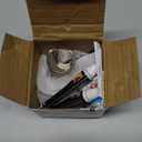 Shower Head Holder All Metal Handheld Shower Wand Bracket Adhesive Shower Wall Mount Holder Brass Shower Spray Holder Brushed Nickel, Drill Free Glue Installation