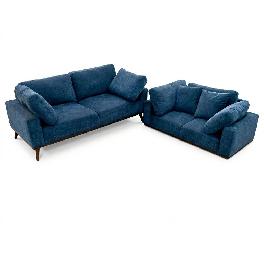 Lakeview Madison Fabric Sofa Loveseat Living Room Set