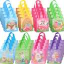 Falinpitos 32Pcs Easter Gift Bags For Goodies, Easter Treat Bags, Easter Bags with Handles, Easter Egg Hunt Bags, Large Mini Easter Baskets Bulk for Kids Teenagers, Easter Party Tote Bags Medium Size