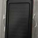 Solar Power Bank - 36800mAh Solar Phone Charger, USB-C QC3.0 Fast Charger with LED Flashlight, IP65 Waterproof Portable Power Bank for Camping, Hiking Outdoor Activities Orange